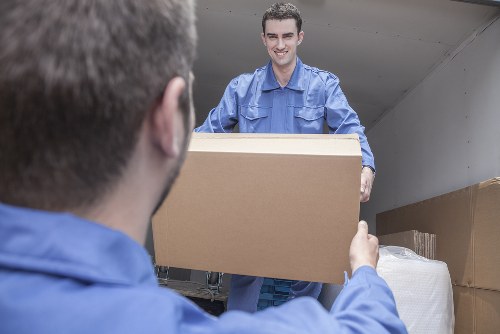 Removal team preparing a home move in Croydon