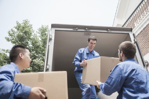 Croydon residents preparing items for temporary storage