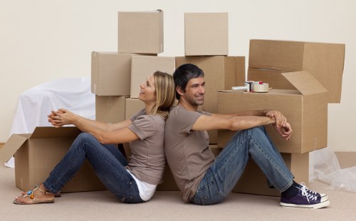 Office relocation team planning a move in Croydon