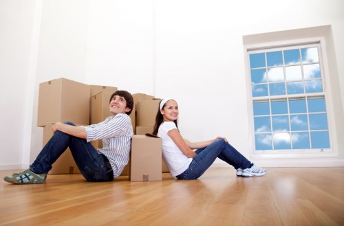 Organised storage space for furniture, boxes, and stock in Croydon