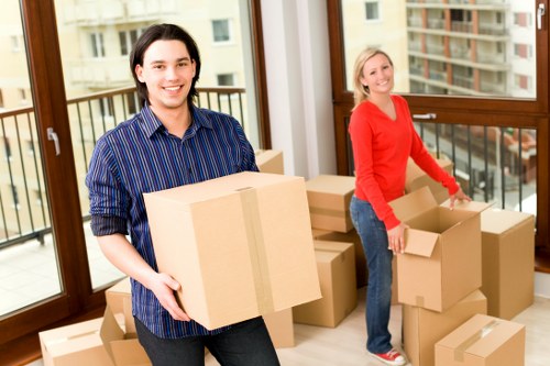 Local commercial removals team handling a Croydon business move