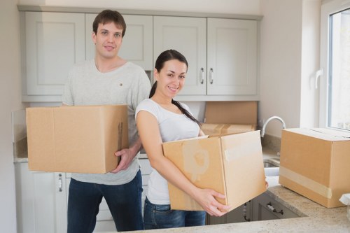Careful loading of household furniture for removals in Croydon